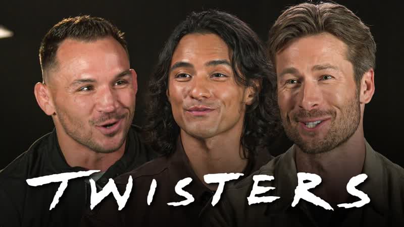 UFC s Michael Chandler Takes You Inside the Storm with Twisters Stars Glen Powell Brandon