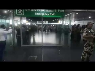 Shah Rukh Khan  at Netaji Subhash Chandra Bose international airport