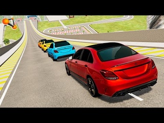 Epic High Speed Jumps - BeamNG drive