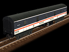 BR Mk1 GUV Motorail IC Swallow livery B4