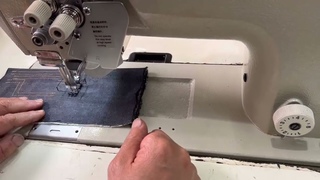 8452D Double Needles Lockstitch Sewing Machine With Thread Trimmer and Auto Foot Lift.