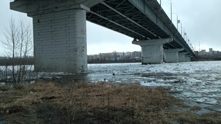 Ледоход в  Кемерово 2021