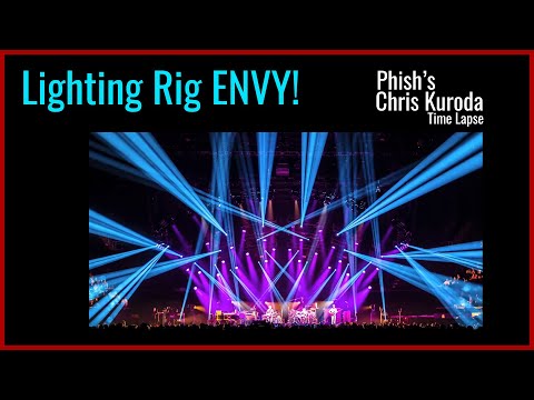 Lighting Rig Envy Chris Kuroda of Phish Time Lapse Video