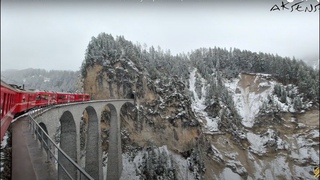 A Wild and Beautiful Ride - Landwasser Viaduct | Switzerland 4K Video
