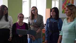 Клирос Благовещенского собора г. Тюмени с песней Рождество. Фрагмент презентации, 29 сентября 2019г