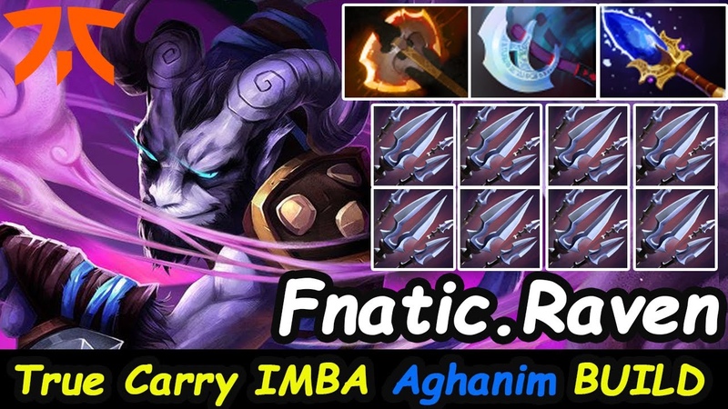 Fnatic Raven RIki Carry IMBA HERO Aghanim Build Tricks of the Trade Hunting Dota 2 7. 28
