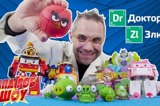 Доктор ЗЛЮ: Месть свиньям и создание Angry Birds! Захват канала Папа Роб Шоу 13+