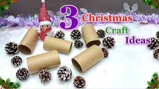 3 Economical Christmas Decoration ideas from waste materials | DIY Christmas craft idea358