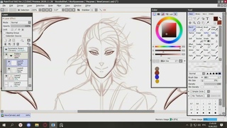 Speedpaint - Sai2 - Чёрный дух
