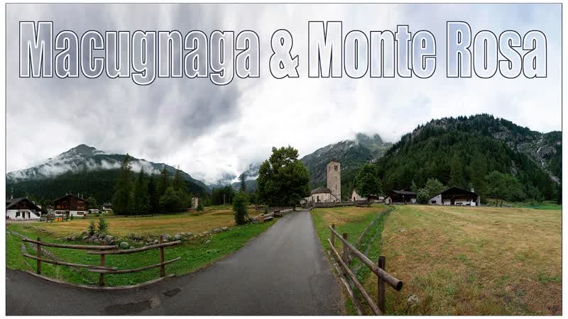 Италия: деревня Macugnaga и гора Monte