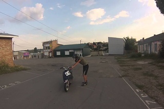дичайший дрифт на дио.GoPro