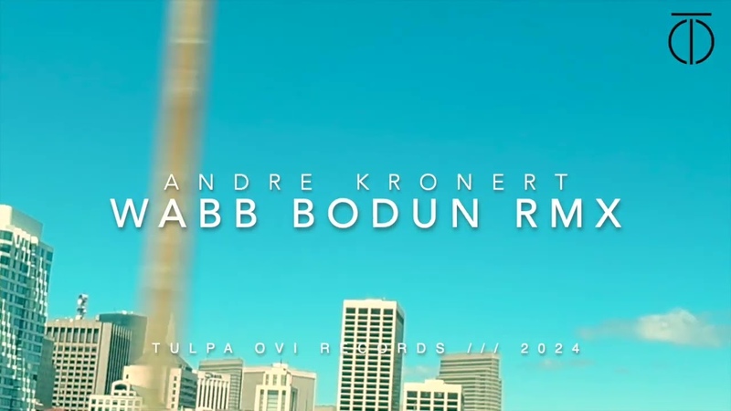 Robag Wruhme Wabb Bodun Andre Kronert Remix T. O. R