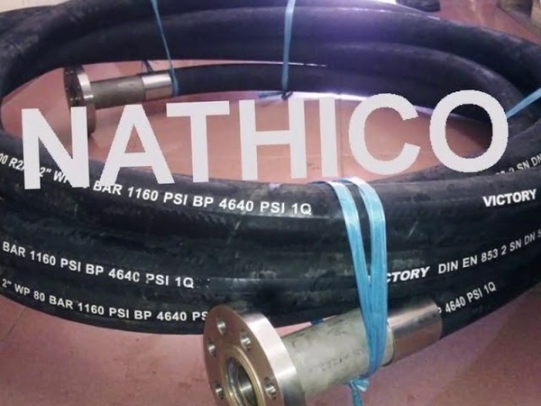 Nathico 19, ống tuy ô thủy lực, ống cao su lõi thép chịu