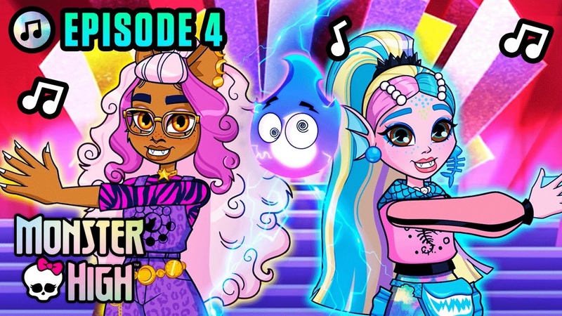 Clawdeen Lagoona Sing Here I Am Ep. 4, Sparks Spells, Monster High