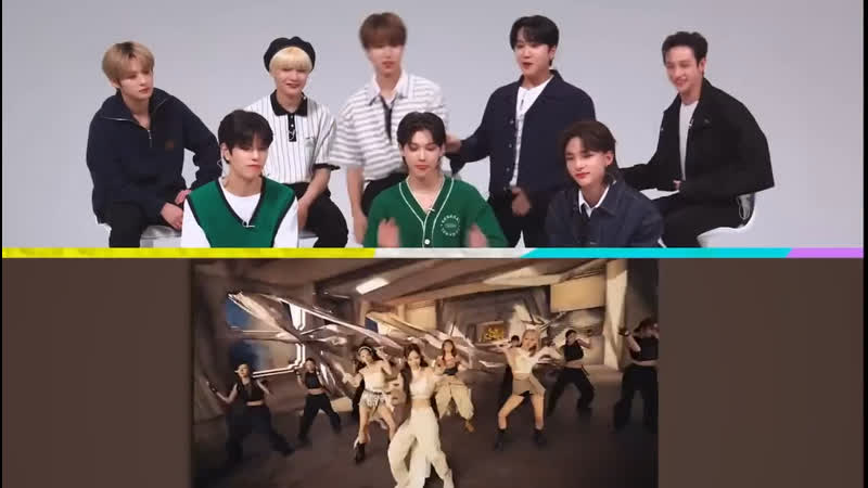 stray kids reaction on pink