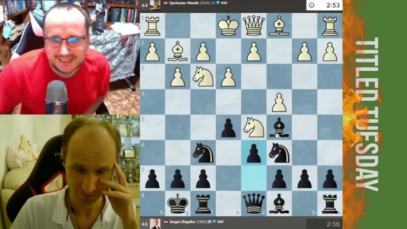 НА ВОЛОСАТУЮ ГРУДОЧКУ ,, FM ВЯЧЕСЛАВ ВИТИК vs GM СЕРГЕЙ ЖИГАЛКО,