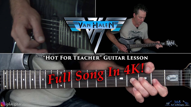 Van Halen Hot For Teacher Guitar Lesson ( FULL