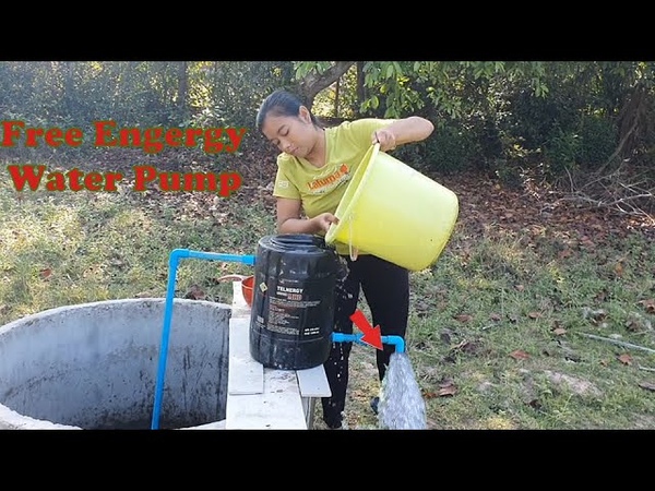 How To Make Free Energy Water Pump, Without Electricity, Non Stop water pump, Life Hack At