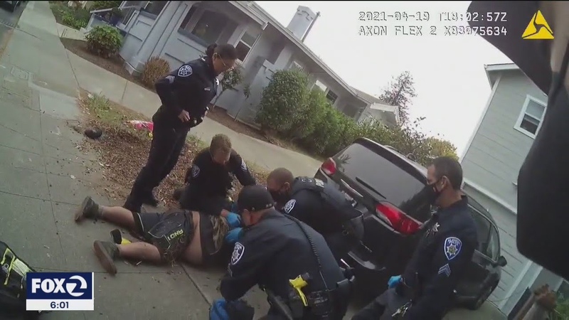 Body cam video shows Alameda officer kneeling on Mario Gonzalez before