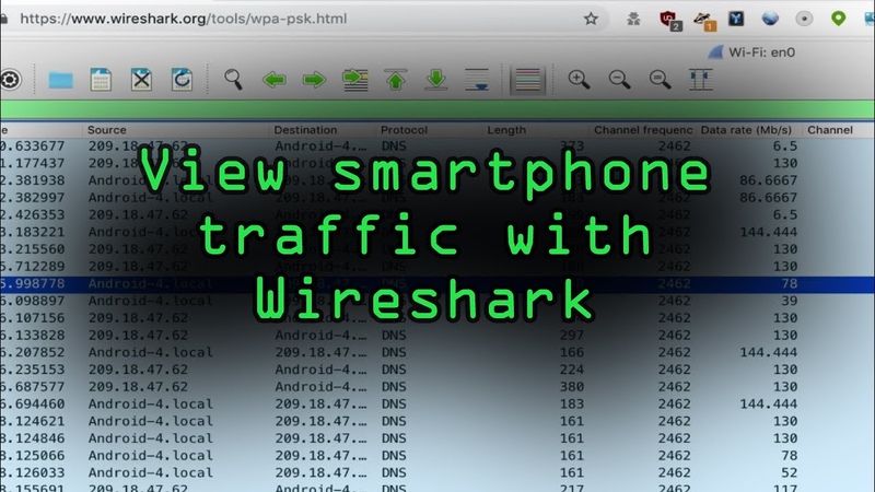 View Smartphone Traffic with Wireshark on the Same Network