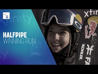 Ailing Eileen Gu (CHN) | Winner | Women's Halfpipe | Mammoth | FIS Freestyle