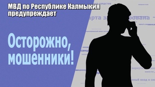 МВД Калмыкии: Осторожно, мошенничество!
