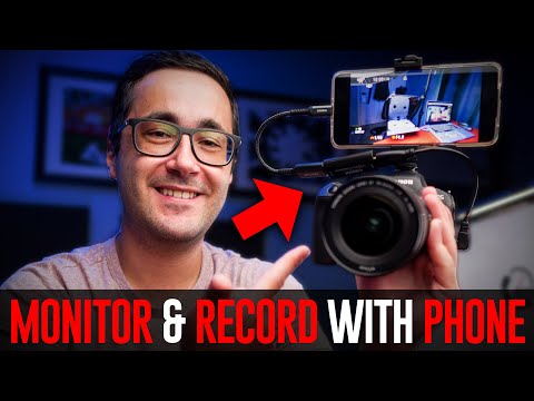 How to use PHONE as EXTERNAL MONITOR and