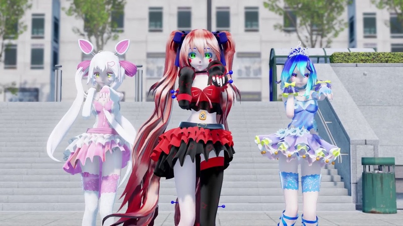 fnaf mmd, fnafsl mmd Hand Clap ( Circus Baby, Ballora, Funtime Foxy)