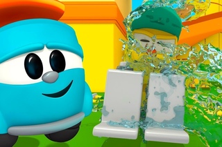 #LeoJunior baut eine Waschanlage – Leo Junior Cartoons auf Deutsch – Deutsche Zeichentrickfilme