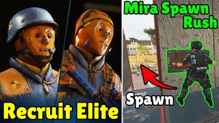 NEW Recruit Elite Skin! | Mira Spawn Rush Trick! - Rainbow Six Siege