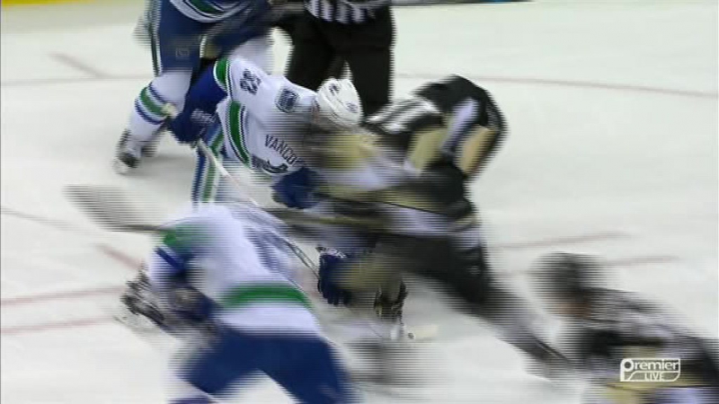 Penguins at Canucks 2nd Period 01, 23,