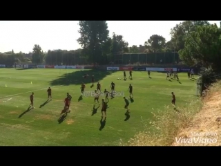 Parece q el Cholo apunta: Oblak Juanfran, Savic, Godn, Filipe Sal, Gabi, Koke Griezmann, Torres y Carrasco.