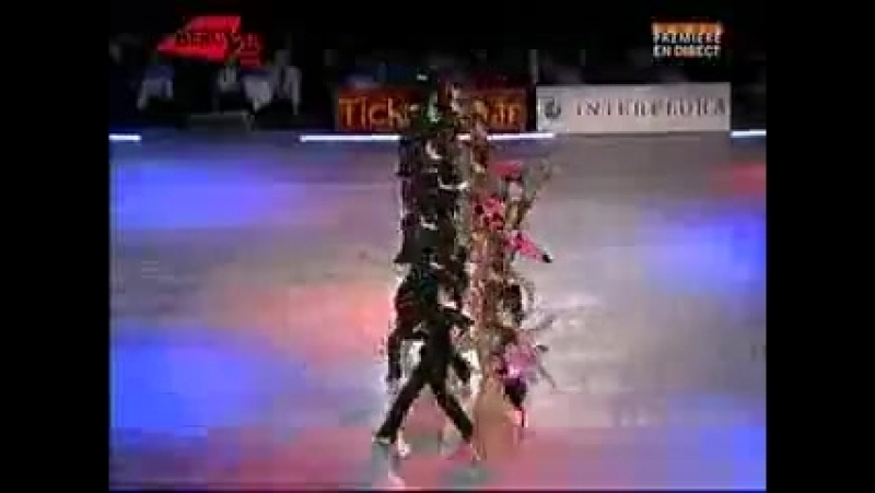 Ансамбли бального танца Paris Bercy 2009 Dance Open Latin Formation James