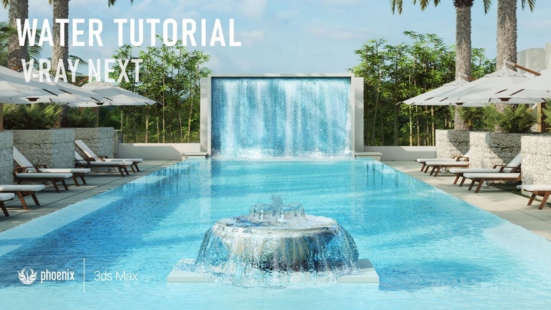 Water VFX with Phoenix FD for 3 Ds Max and VRAY