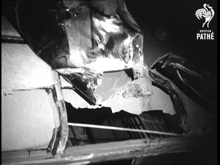 Police Inquire Into Rail Crash At Elm Park Believed Caused By Deliberate Obstruction On Line (1965)