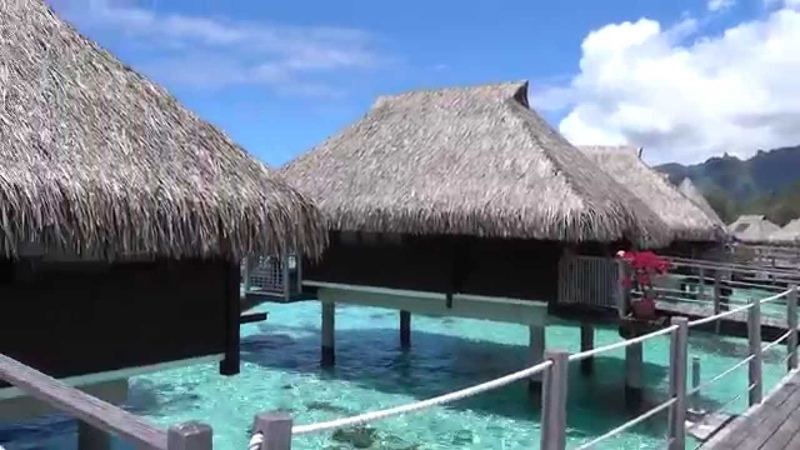 Hilton Moorea: King Overwater Bungalow 4 K