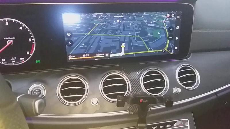 Управление android со штатного touchpad на mercedes