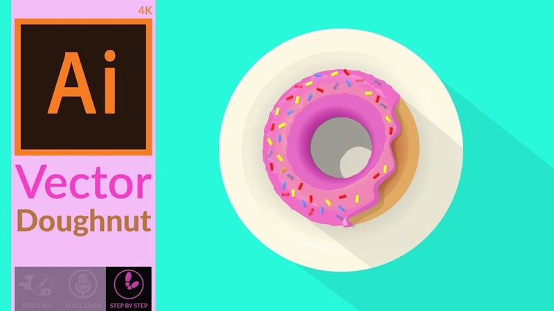 Designing a Vector Donut in Adobe illustrator
