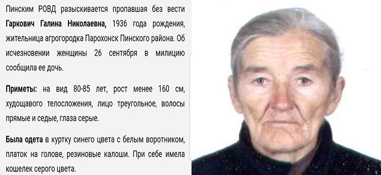 83-летнюю жительницу Пинского района нашли, она погибла 83-летнюю жительницу Пинского района нашли, она погибла