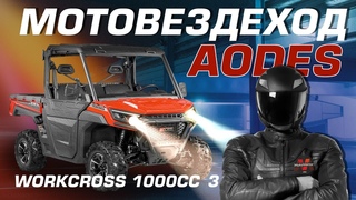 Обзор на утилитарный мотовездеход AODES Workcross 1000-3. Люкс с кондиционером