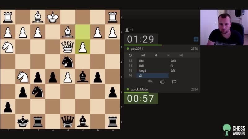 Победить за 30 ходов 123. Ферзевый дебют. В диком