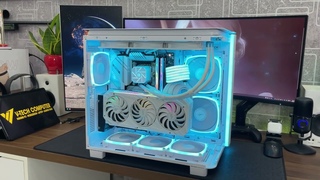 FULL WHITE PC BUILD I5 13600K + RT 3060 ROG WHITE - MONTECH KING 95 PRO