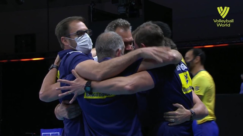 Poland vs. Brazil FIVB Volleyball Nations League Men Match Highlights, 11, 06,