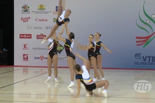 Group ROMANIA 1 - Aerobic Worlds 2012