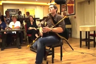 David Power - Uilleann Pipes - Dillon's Bar - Dungarvan, Ireland