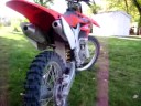 Warming up 2007 Honda CRF 250