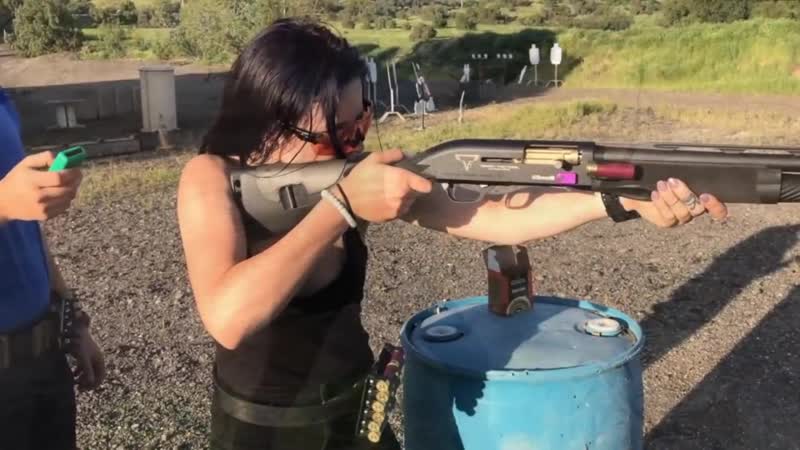 Pretty Military Women Shooting Biggest Guns Female Armed Forces Girls soldiers weapons fire