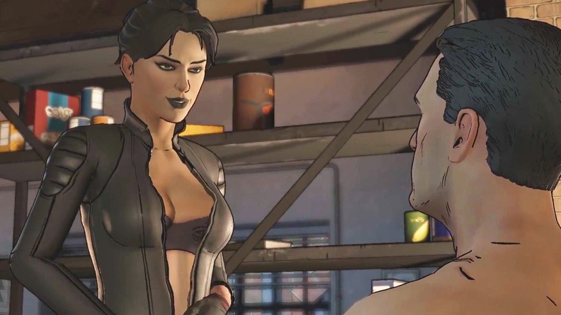 Catwoman and Batman Romance Scene Batman Telltale Episode