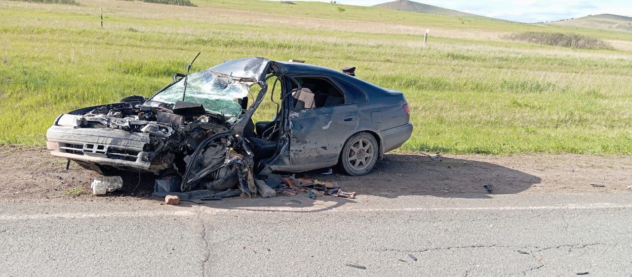 Серьезное ДТП на выезде из Шира рядом с полигоном ТБО Это картинка