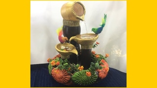Best out of waste || LIVE FOUNTAIN || How to reuse waste plastic jars || DIY || lets make art